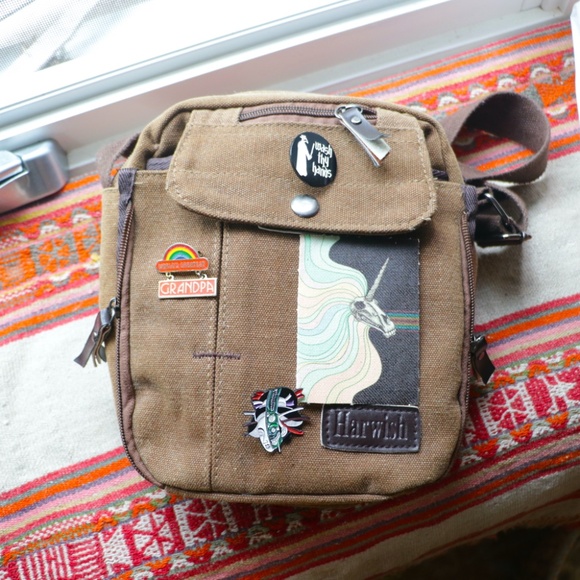 Mini Canvas Crossbody Bag - Picture 10 of 10